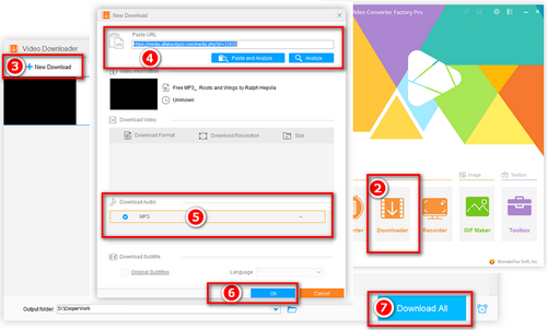 Paste, Analyze and Download