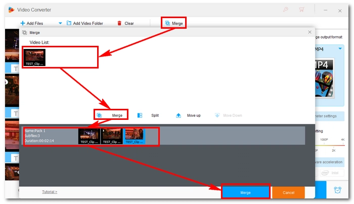 Merge MP4 without Reencoding