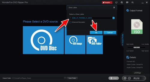 Import DVD Source