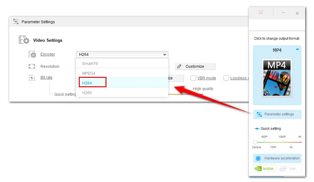 Modify Codec in Lightworks Video  