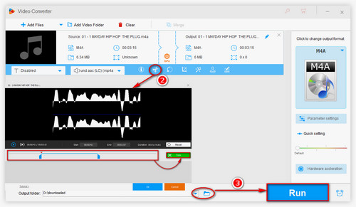 How to Cut and Save M4A Audio