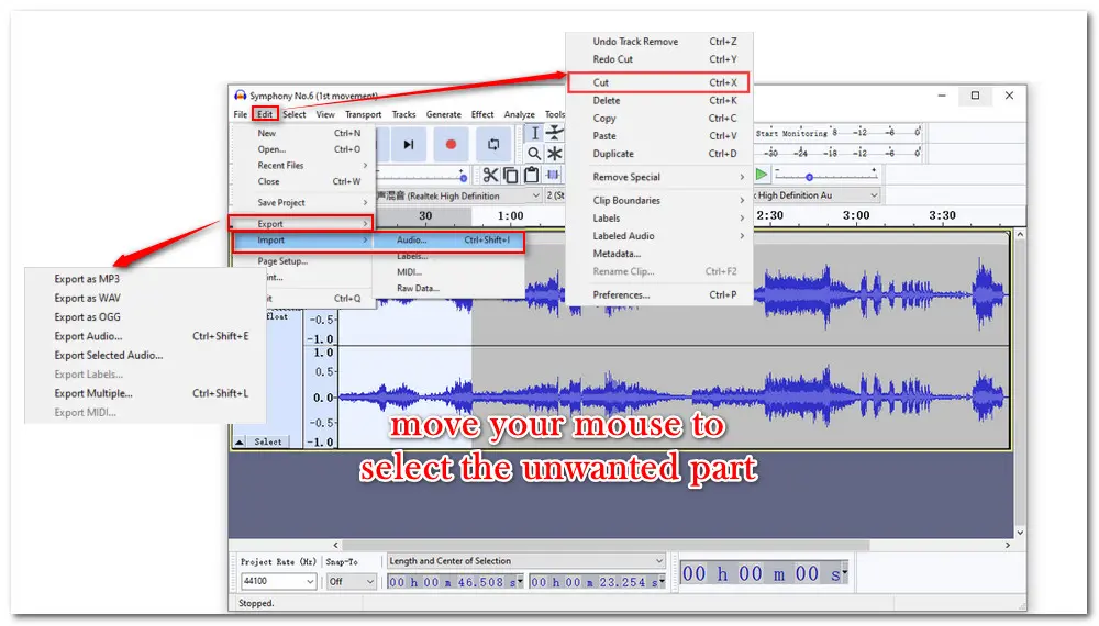 Edit M4A Files Audacity