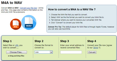 Converting M4A Files to WAV Online