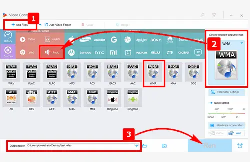 Tutorial on M4A Audio to WMA Conversion