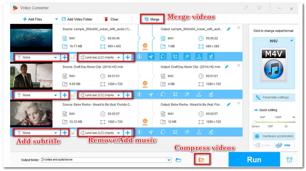 Edit M4V Files