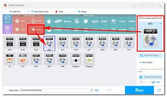 Choose Output Format