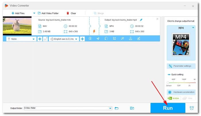 Convert M4V to MP4 Windows 10