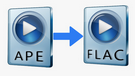 Convert APE to FLAC