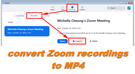 Zoom Recording to MP4