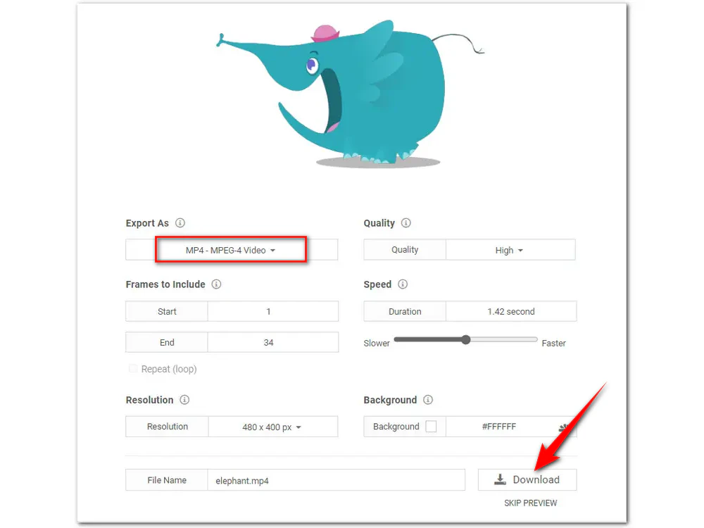 Convert APNG to MP4 Online with RedKetchup