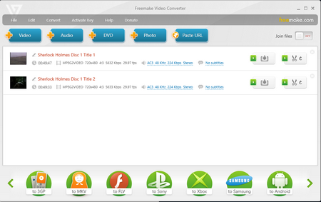 Copy DVD with Freemake Video Converter