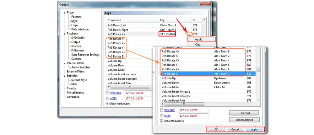 Assign PnS Rotate Keys