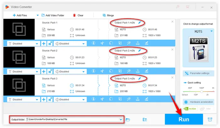 Merge Multiple M2TS Files into One