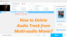Delete Audio Track from Video