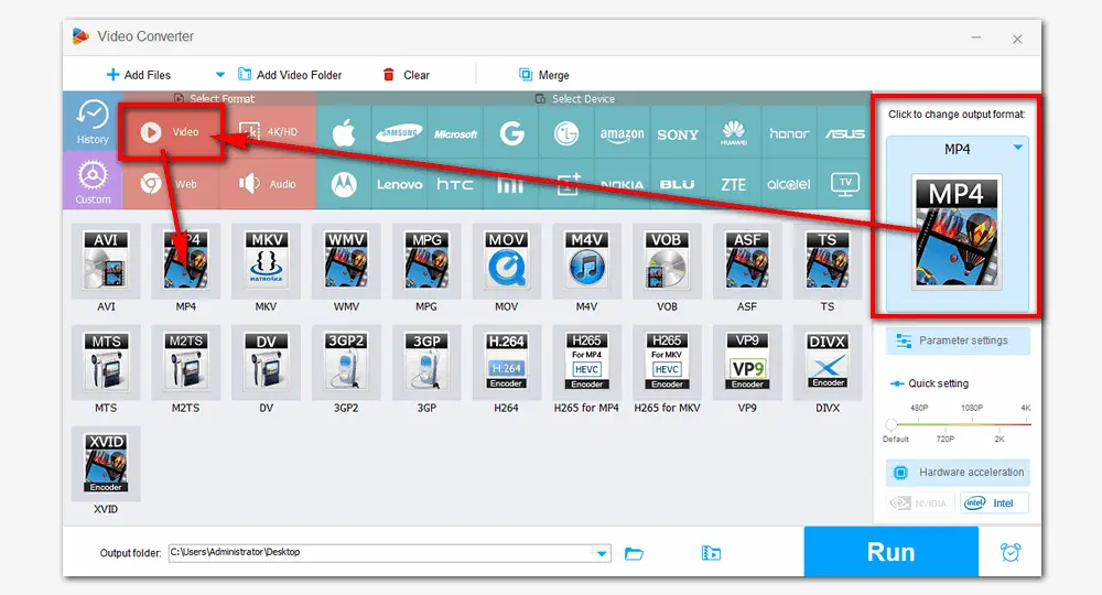 Set Output Format