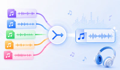 Free music merger and audio converter