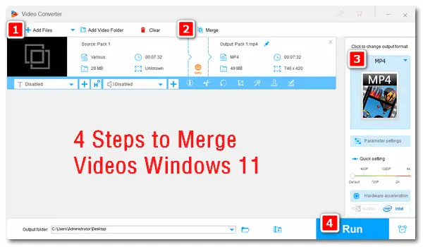 Merge Videos Windows 11