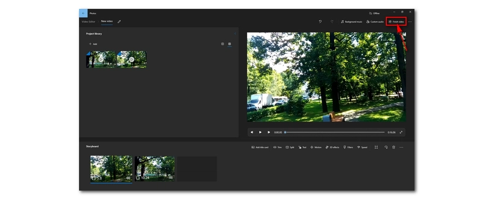 Merge Videos on Windows 10 Natively