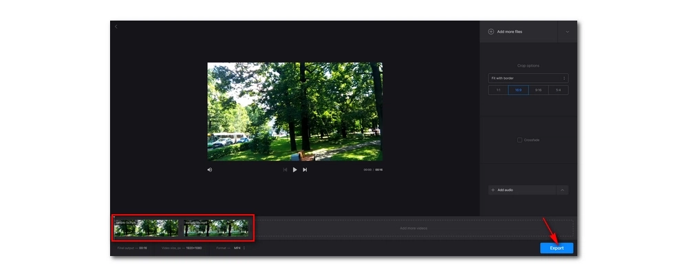 Merge Videos Online with Clideo