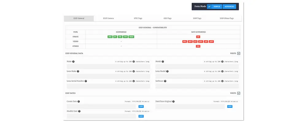 Edit Metadata Online