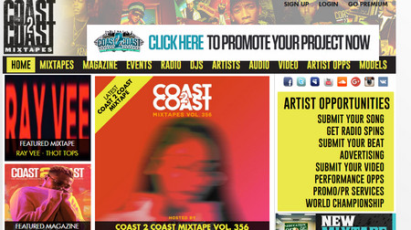 Upload Mixtape Free on Coast2coast 