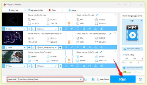 Convert MJPEG to H.264 MP4