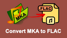 Convert MKA to FLAC