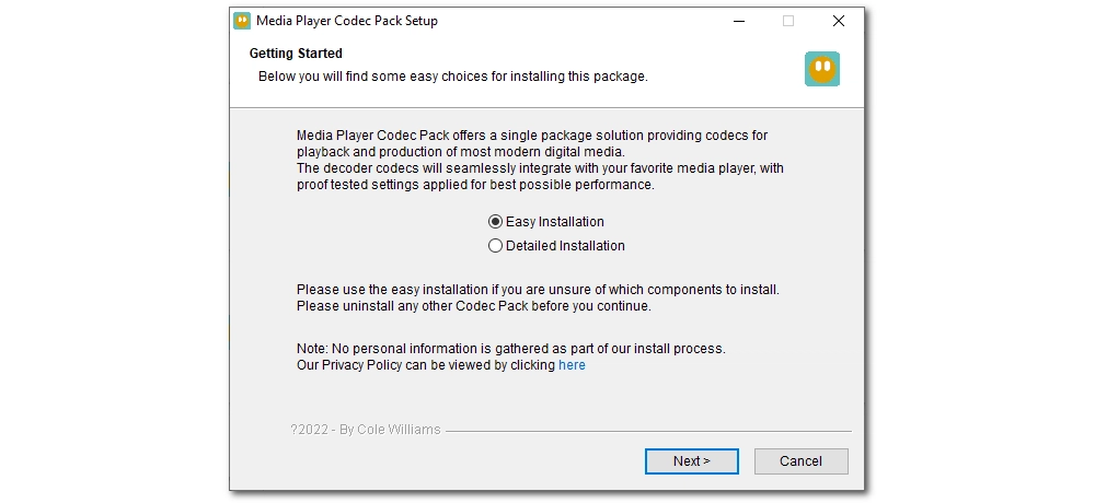 Media Player Codec Pack