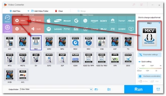 Select Output Format