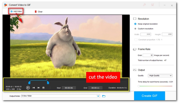 How to Convert MKV Video to Animated GIF for FREE