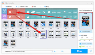 Select H264 Format