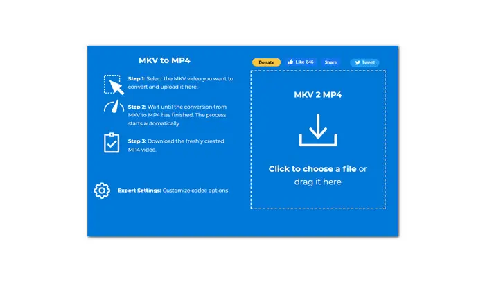 MKV to MP4 Online No Limit