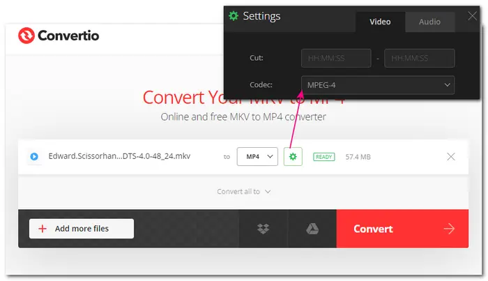 MKV to MPEG 4 Converter Online