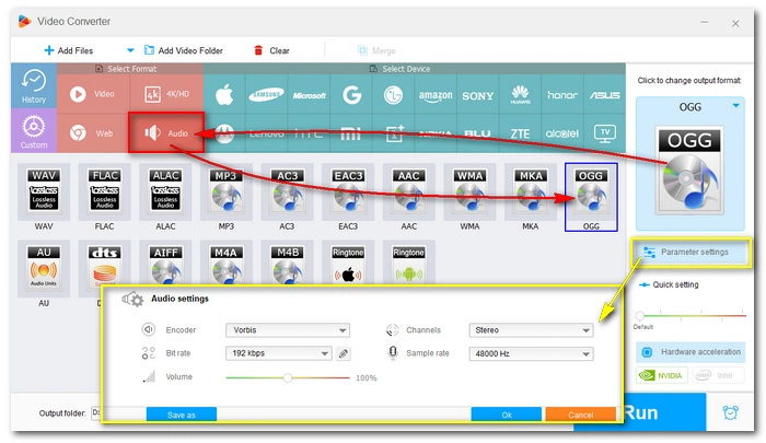 Choose Output Format