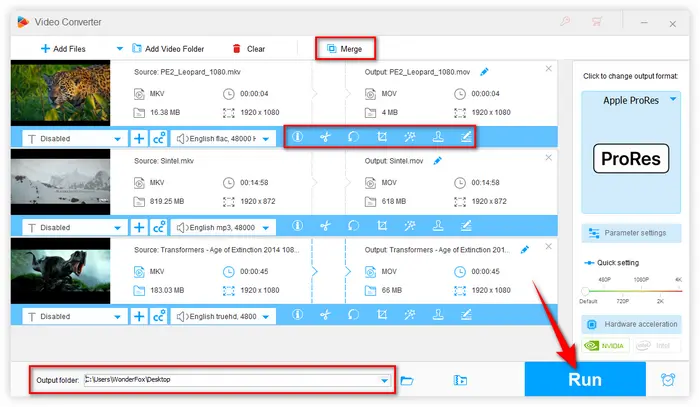 Convert MKV to ProRes