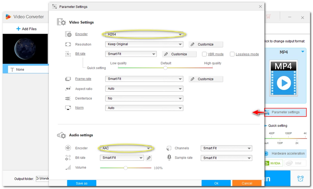Adjust Parameters
