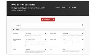 Convert MOD to MOV Online