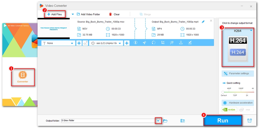 Convert MOV file