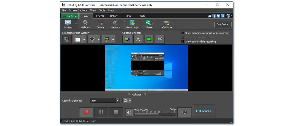 Debut Video Capture Software