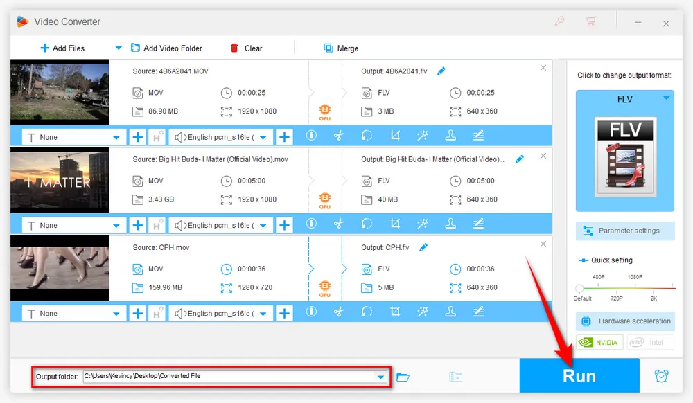 Batch Convert MOV Files to FLASH Videos