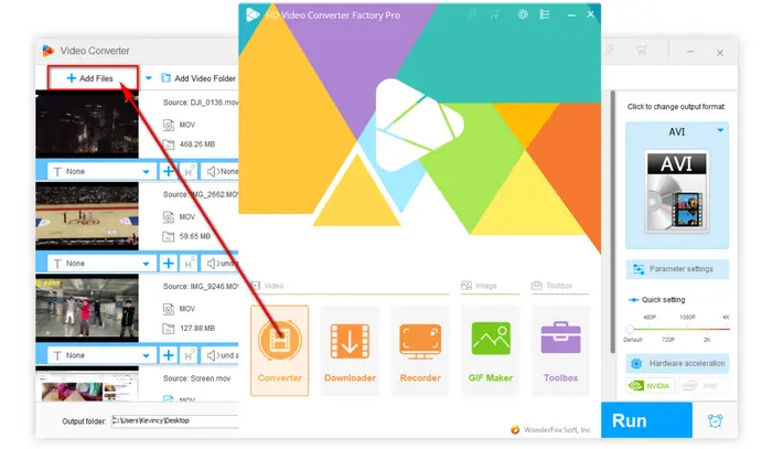 Add MOV Files to Converter