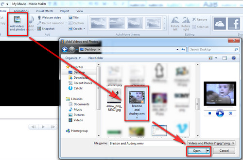 how to edit .mov videos in windows movie maker