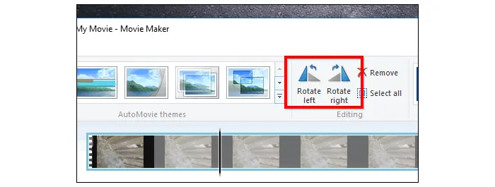 Rotating Video in Movie Maker