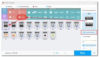 Choose Output Profile