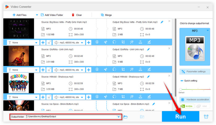 Start to Change Bitrate for MP3