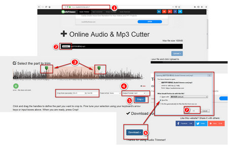 AudioTrimmer Online Cutter