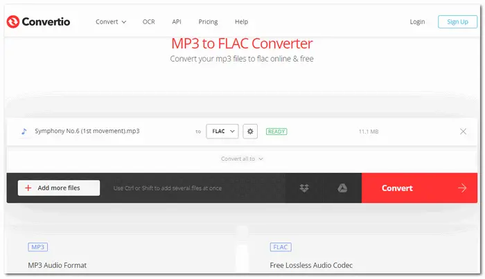 Convert MP3 to FLAC Online