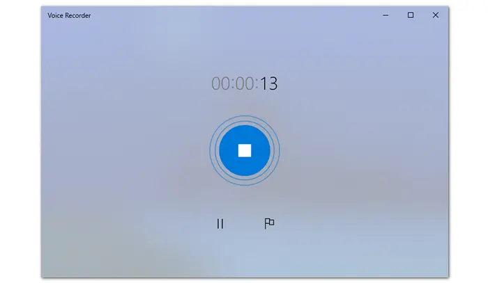 Windows Voice Recorder