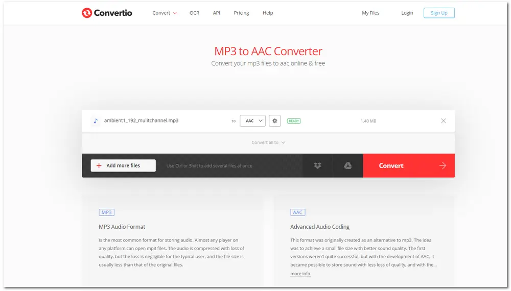 Convertio Audio Converter