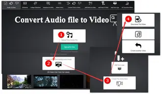 Convert MP3 to Video Online